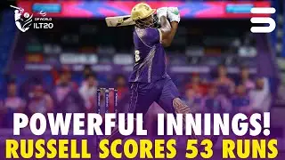 Andre Russell Scores 53 Runs | Knight Riders vs Capitals | Match 13 | DP World ILT20 | M3Y1U