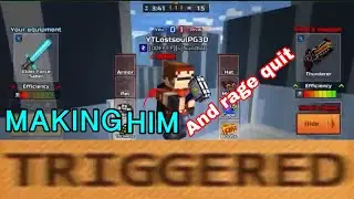 Getting lost soul so triggered in pixel gun 3d!