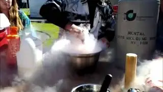 Gary Elmer K6GE Makes Ice Cream