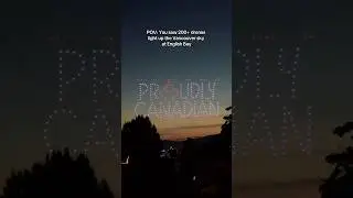 The sky turned into a screen last night in Vancouver &mdash; wait for the ending!