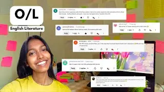 O/L English Literature Q & A | Study Tips (සිංහලෙන්)