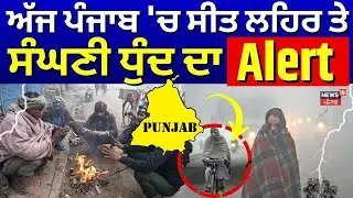 Live | Punjab Weather Update | ਅੱਜ ਪੰਜਾਬ 'ਚ ਸੀਤ ਲਹਿਰ ਤੇ ਸੰਘਣੀ ਧੁੰਦ ਦਾ ਆਰੇਂਜ ਅਲਰਟ | Fog |News18Punjab