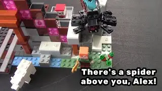 Unboxing LEGO Minecraft Set: The Pickaxe Mine Part 2/2