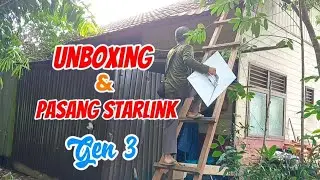 Pasang Starlink Gen 3 di Pedalaman Borneo #starlink #starlinkinternet