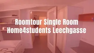 Roomtour Single Room home4students Leechgasse, Graz