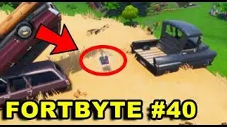 Fortnite Fortbyte #40 : Accessible with the Demi outfit on a sundial in the desert