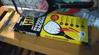 Unboxing of Hit Rechargeable Anti - Mosquito Racquet Electric Insect Killer (Bat) from #flipkart 👌👌😁