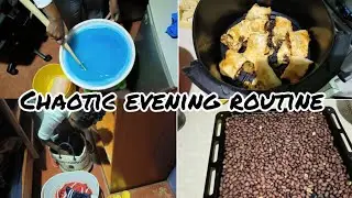 BUSY MOMLIFE EVENING ROUTINE | HOMEMADE DETERGENT, RECIPE FAIL & FIX, ROASTING PEANUTS