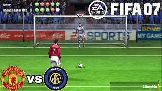 Retro FIFA 07 - Manchester United vs Inter Milan Penalty shootout