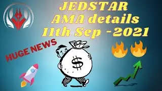 BIG NEWS !!! - JEDSTAR AMA details !!!