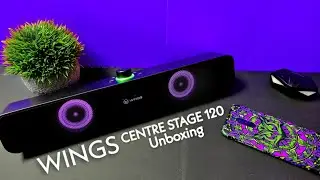 mini bluetooth speaker Wings Centre Stage 120 16w Bluetooth Laptop/Desktop Speaker Quick Unboxing