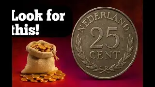 Look for This! Netherlands 25 Cents Coin Worth Big Money!