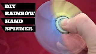 DIY Rainbow Hand Spinner Fidget Spinner mod 21 | DIY Rainbow Fidget Spinner Easy To Make