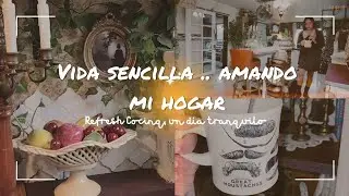 Vida Sencilla 🦢 | Amando mi hogar | Refresh cocina 🪴..#decoracionvintage#vidatranquila#decoracion 