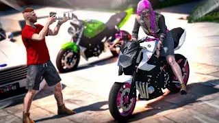 GTA V - VIDA REAL | DEI A XJ6 PRA MINHA NAMORADA. #684