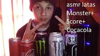 asmr tapping latas (Monster, Score, CocaCola, etc)