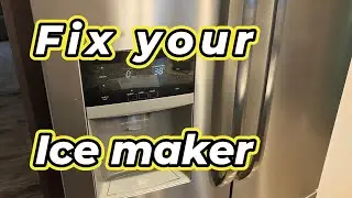 Refrigerator ice maker issue - Here's how I fixed it