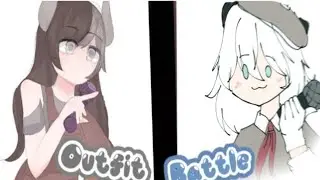 outfit battles |fake collab [gacha club] #collabwithfare