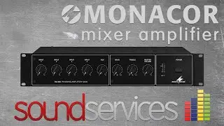 Monacor PA-900 120w 100V Line Mixer Amplifier