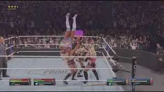 ALexA BLisS , CHaRLoTTe FLaiR vs RheA RipLey , iYo SkY , Championship  !!!