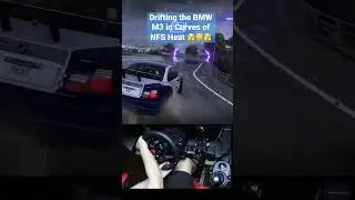 Drifting the BMW M3 in NFS Heat - Logitech g29 Gameplay | Steering Wheel Gameplay