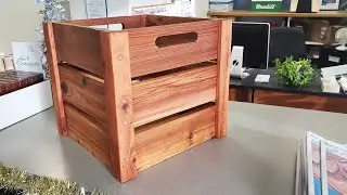 I Made a Record Crate!