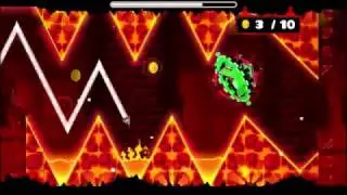 Geometry Dash 2.1 | Fingerdash All Coins! | ChaozAF
