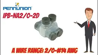 Penn-Union IPB-NA2/0-2D Insulated Tap