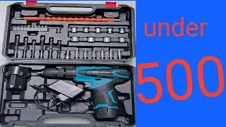 unboxing cordless drill machine under 500 !!unboxing battery drill machine