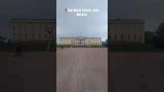 Royal Palace in Oslo, Norway #travel #norway#oslo #fyp #viral #palace #king #queen