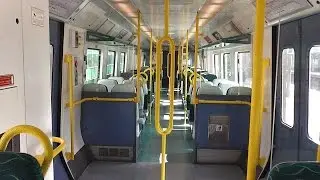 Onboard an IE 29000 Class Commuter Train - Tara Street, Dublin