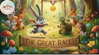 A cute kids story about Riri the Rabbit and Zuzu the Turtle 🐰🐢Who will win the race?