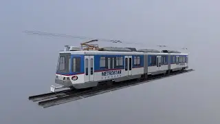 Train model ČKD Tatra RT8D5M LRV  MRTC Class 3000