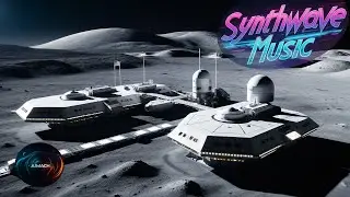 Moonbase Alpha (Space Synth, Ambient Synthwave, AI Tune)