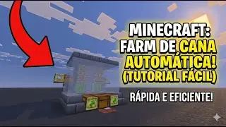 Farm de Cana Simples com Farinha de Osso - Minecraft Bedrock Tutorial