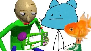 Балди и Гамбол решают математические задачи? (Baldi TAWOG Animation)