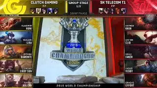 (CKTG 2019) SKT vs CG Highlights, Faker cầm akali huỷ diệt teem bạn