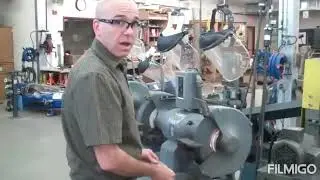 الأمان في استخدام ماكينة حجر الجلخ ـ Safety in the use of grinding stone