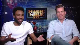 Matt Bomer & Donald Glover - Magic Mike XXL Interview HD
