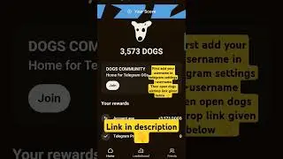 Earn 500$ | Dogs Airdrop claim Now | Dogs Airdrop Telegram #shorts #youtubeshorts