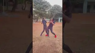 Sister & brother combo #silambam #blacksquad #trending #shots #sports #pratice #women #partnership