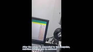 Real Time Printing Display Function on G0510 Online Printer