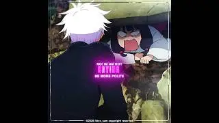 Gojo's Rizz ✨🛐 || 2hollis - poster boy (slowed + reverb)