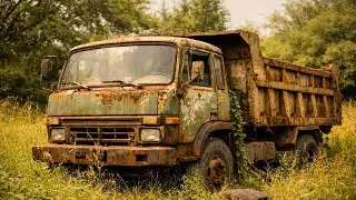 Restoring an Abandoned Dump Truck Left to Rot in the Wild