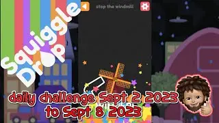 Squiggle Drop - Do Future Daily Challenge and Daily Challenge from Sept 2 to Sept 8, 2023