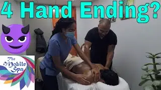 4 hand massage CEU training class, slow strokes are the best strokes it's time to pamper yourself.