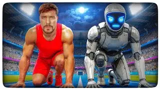 World's Fastest Man Vs Robot! #foryou #realitytwist #funnymemes #realitytest #funny #memes 