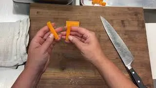 1/4 inch knife cuts