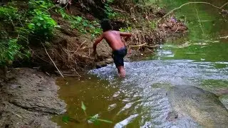 Primitive Technology - Smart Boy Catch and Cook Tilapia Fish - Eating Delicious