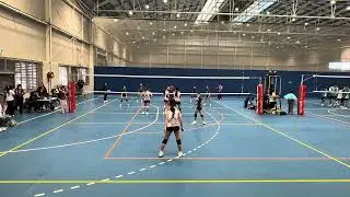 U15/14G ProVolley B vs A1. Set 1. 1 Jun 2025